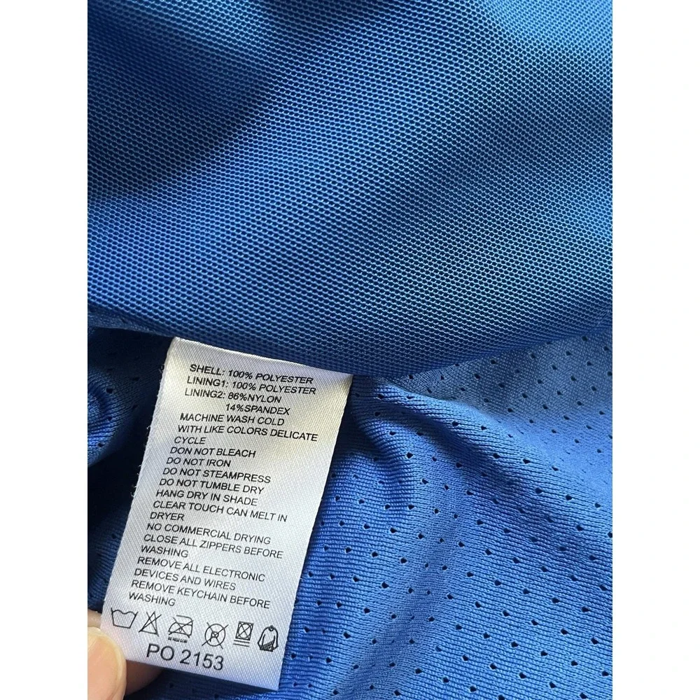 SCOTTeVEST Jacket Men XXL Blue Tropiformer Tec Windbreaker Removable Sleeves